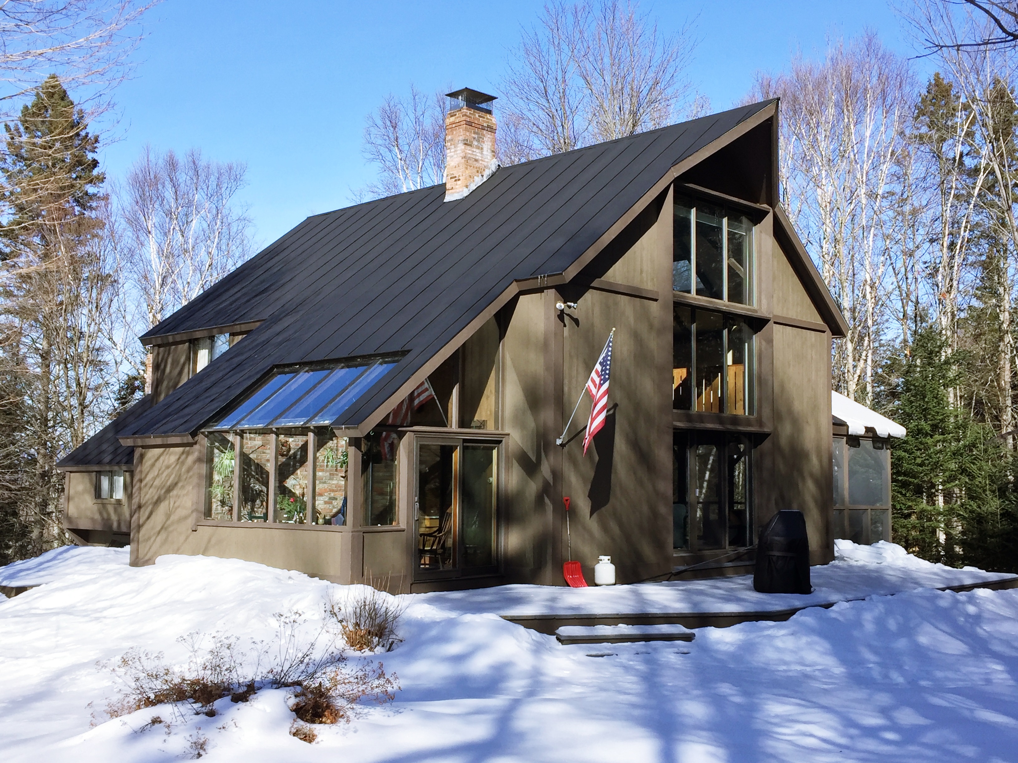 Skiin, skiout, private home, Burke Mountain, Yankee Design